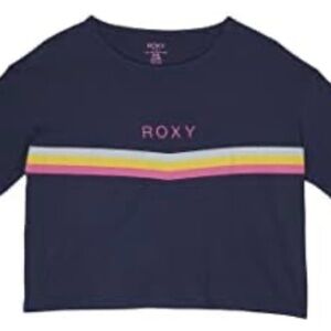 Roxy Blue and Pink Long Sleeve Tee